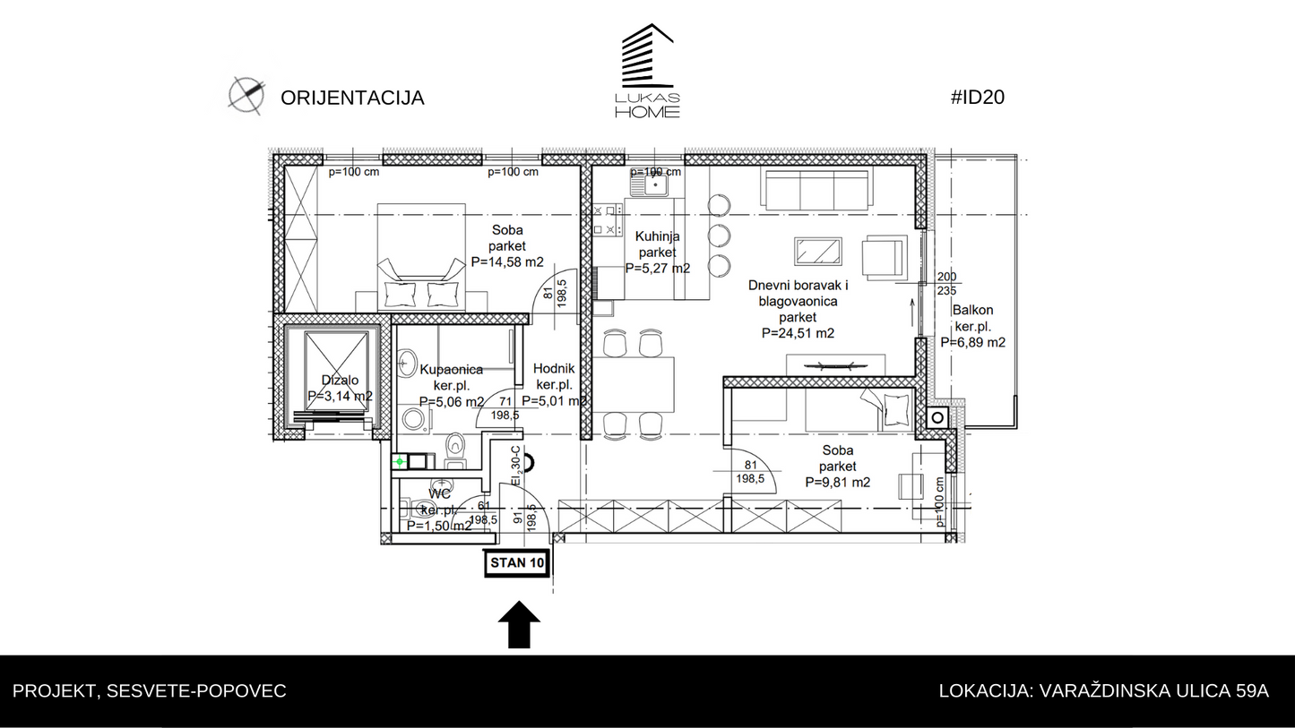 #ID20 FLAT, 1st FLOOR, 68.99 m2