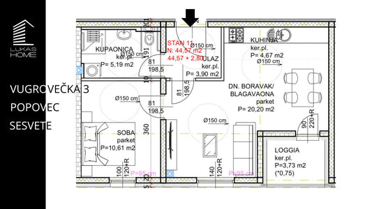 STAN 11 VUGROVEČKA 3 LUKAS HOME