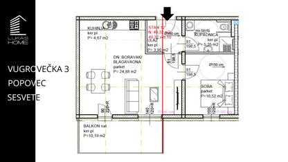 STAN 12 VUGROVEČKA 3 LUKAS HOME