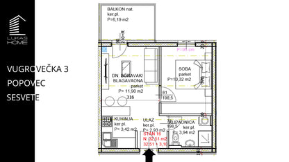 STAN 16 VUGROVEČKA 3 LUKAS HOME