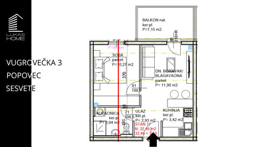STAN 17 VUGROVEČKA 3 LUKAS HOME