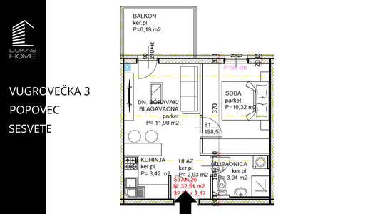 STAN 26 VUGROVEČKA 3 LUKAS HOME