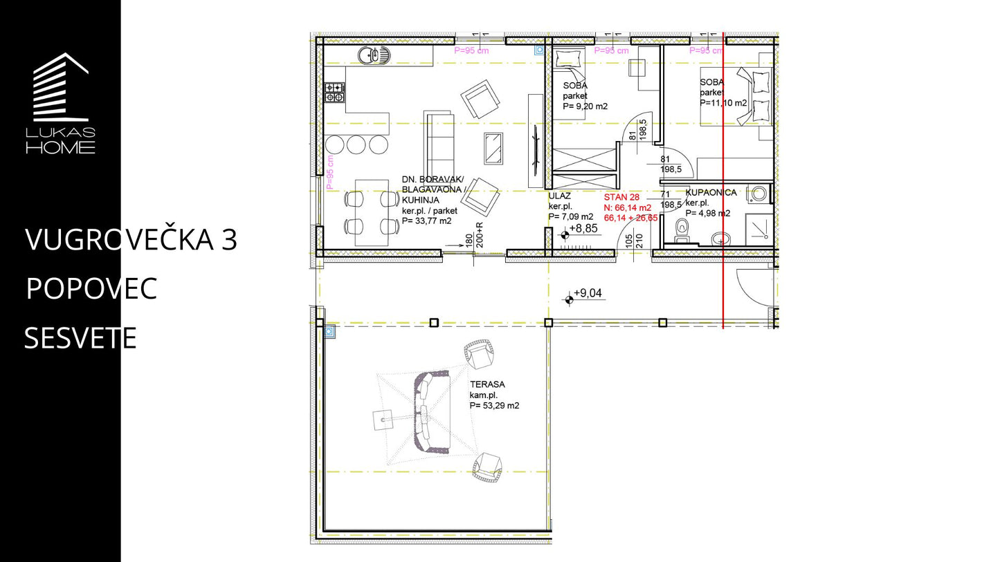 STAN 28 VUGROVEČKA 3 LUKAS HOME