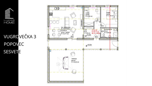 STAN 28 VUGROVEČKA 3 LUKAS HOME