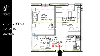 STAN 5 VUGROVEČKA 3 LUKAS HOME