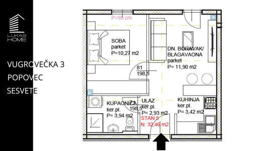STAN 5 VUGROVEČKA 3 LUKAS HOME