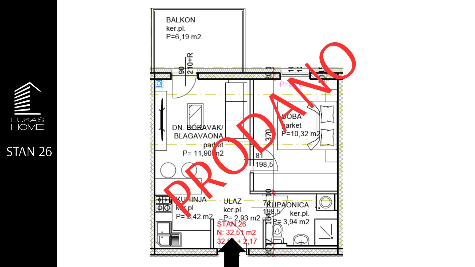 stan 26 prodano