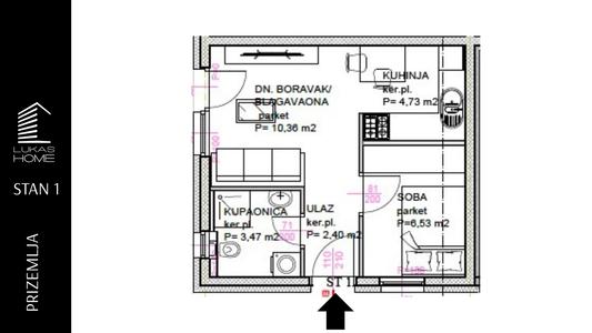 Luksuzna 3D vizualizacija i render za STAN ID1 – Lukas Home novogradnja Popovec (Vugrovečka 5). Prikaz modernog stana vrhunske kvalitete, dizajniranog za maksimalnu funkcionalnost i udobnost stanovanja.